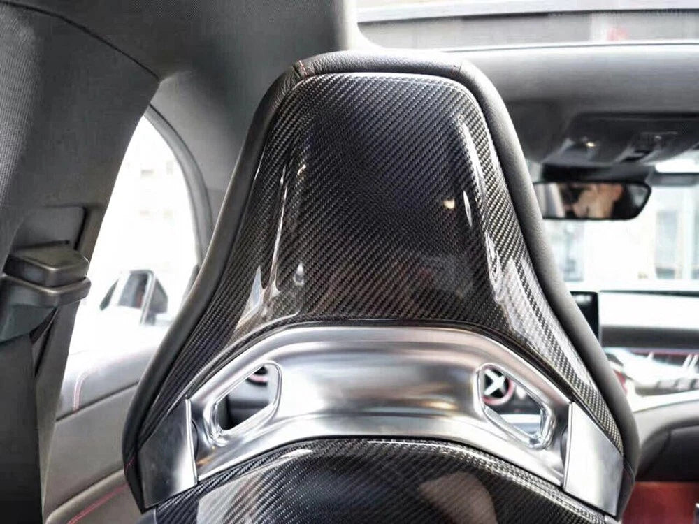 Mercedes W205 / AMG Models – Carbon Fiber Rear Seat Back Cover Trim
