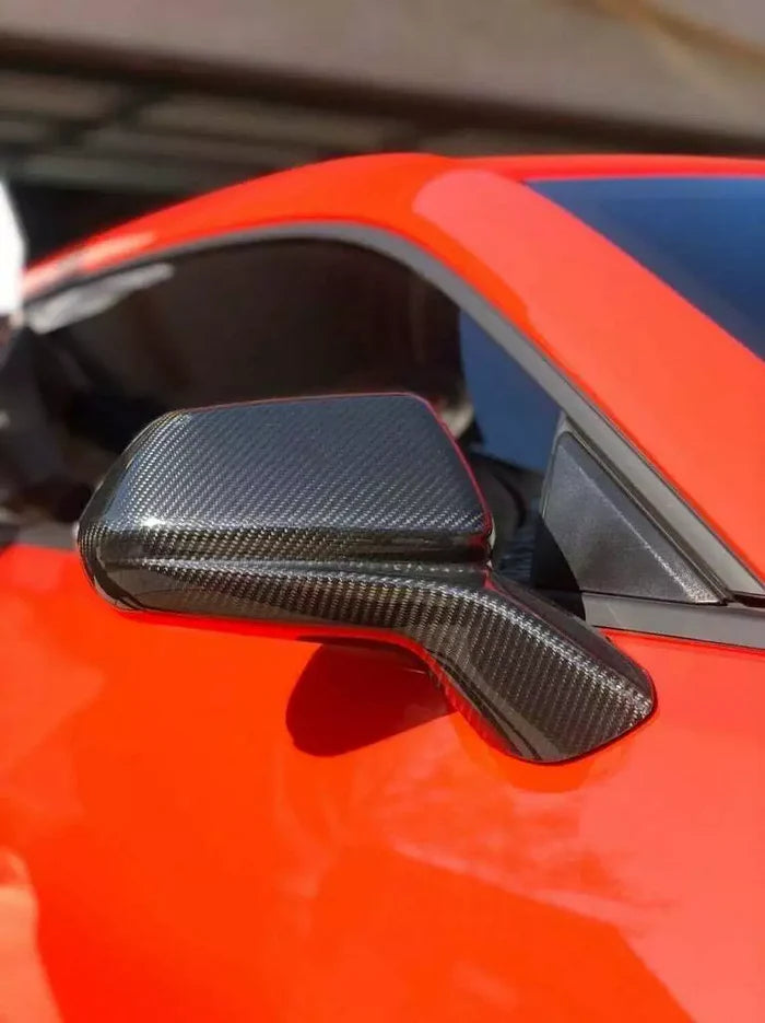 Chevy Camaro SS RS ZL1 2016-2022 - Carbon Fiber Mirror Cover Caps Overlay