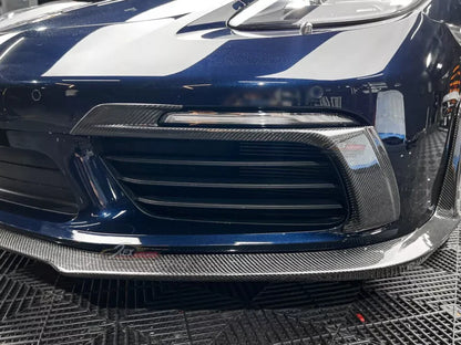 Porsche 718 Boxster / Cayman (982) - Carbon Fiber Front Bumper Canards