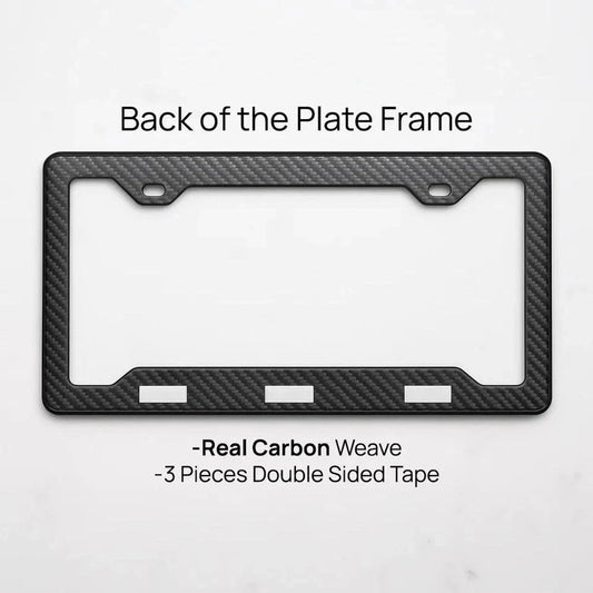 Ferrari Carbon Fiber License Plate Frame