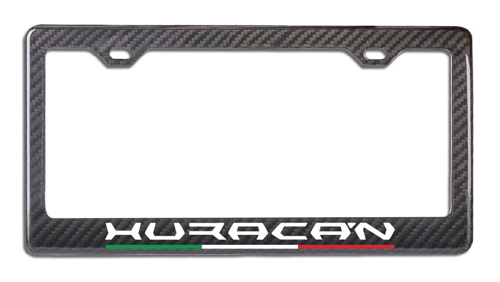Lamborghini Huracán - Carbon Fiber License Plate Frame