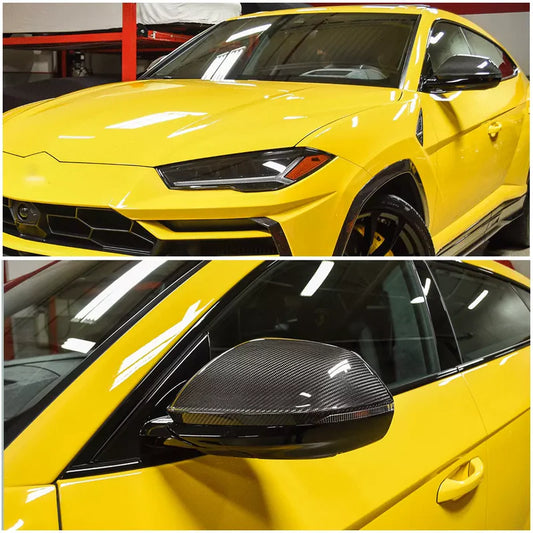 Lamborghini Urus - Dry Carbon Fiber Mirror Cover Caps
