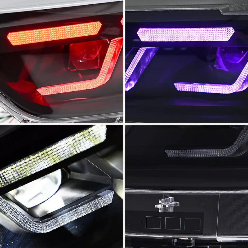 Ford Mustang – RGB DRL LED Headlights Set (2015–2022)