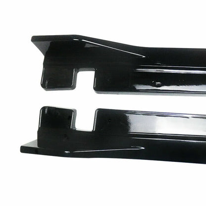 Honda Civic (2016–2021) – Gloss Black Side Skirt Extensions