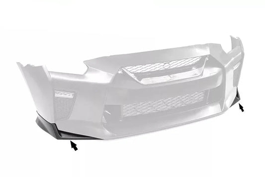 Nissan GT-R R35 - Carbon Fiber Front Side Splitter Lip