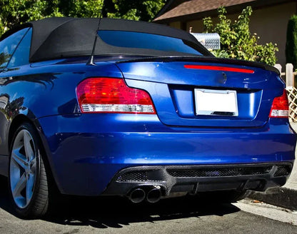 BMW E82/E88 125i & 135i M Sport (2007–2013) - Carbon Fiber Rear Diffuser