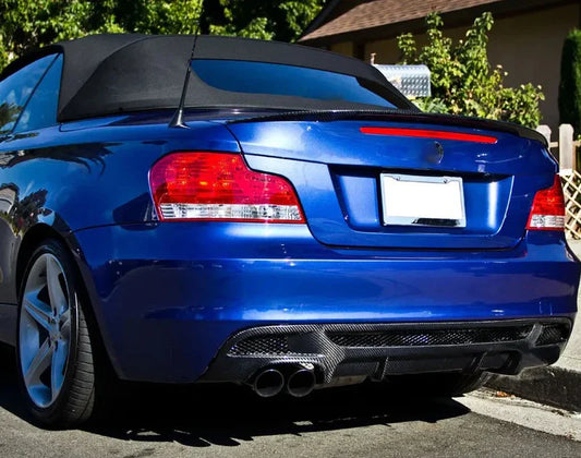 BMW E82/E88 125i & 135i M Sport (2007–2013) - Carbon Fiber Rear Diffuser