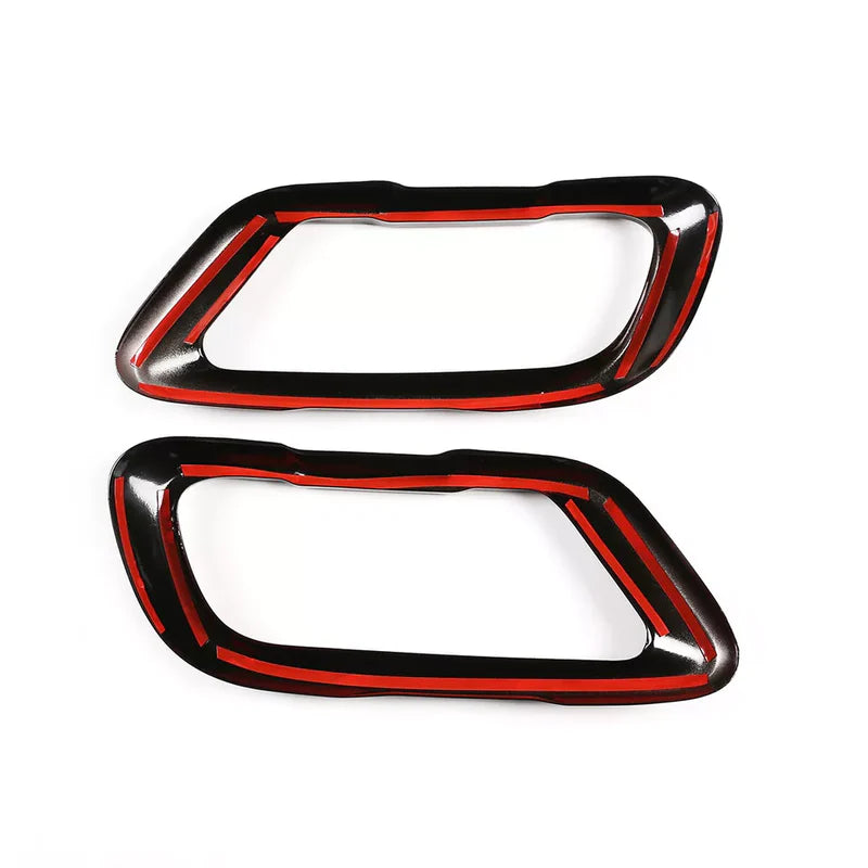 BMW X5 G05 – Black Steel Exhaust Tip Cover Trim