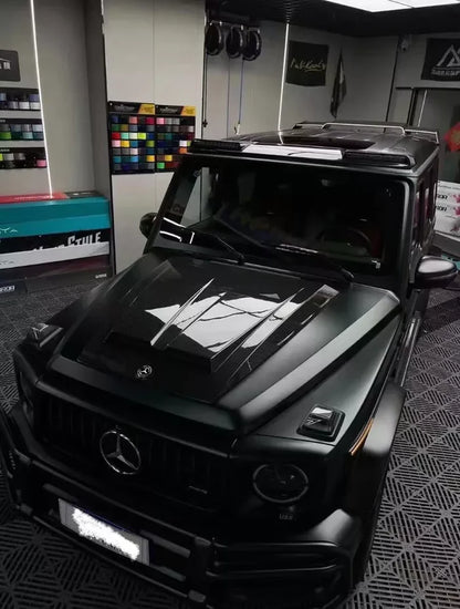 Mercedes-Benz G Wagon W463/W464 G550 G63 (2019+) - Carbon Fiber Front Roof Spoiler with Light