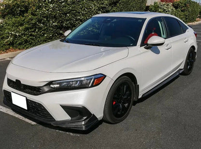 Honda Civic 11th Gen (2022–2024) – HPD Style Carbon Fiber Side Front Bumper Lip