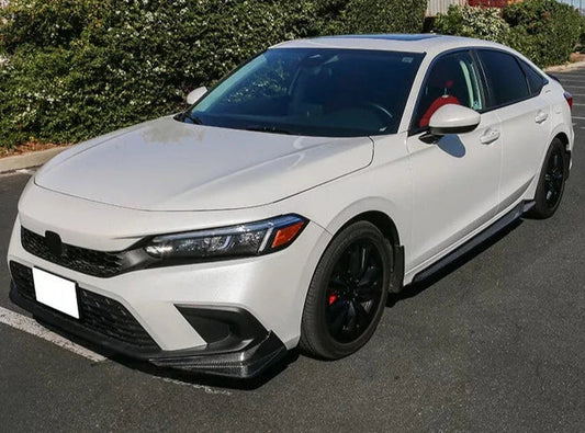 Honda Civic 11th Gen (2022–2024) – HPD Style Carbon Fiber Side Front Bumper Lip