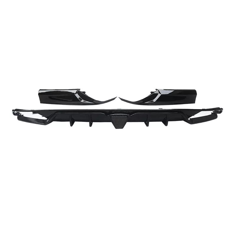 Honda Accord (2018–2022) – Gloss Black Rear Diffuser & Corner Apron Spats with LED