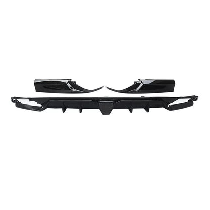 Honda Accord (2018–2022) – Gloss Black Rear Diffuser & Corner Apron Spats with LED