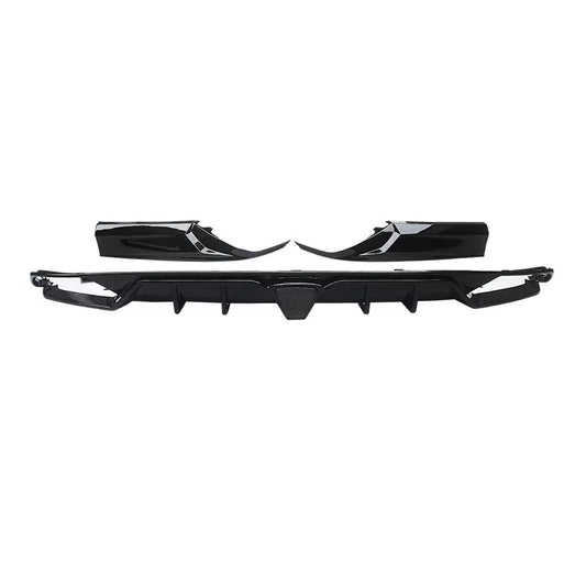 Honda Accord (2018–2022) – Gloss Black Rear Diffuser & Corner Apron Spats with LED