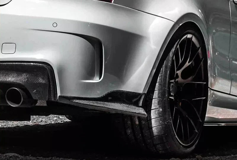 BMW E82 1M Coupe (2011–2013) - Carbon Fiber Rear Bumper Splitter Flaps