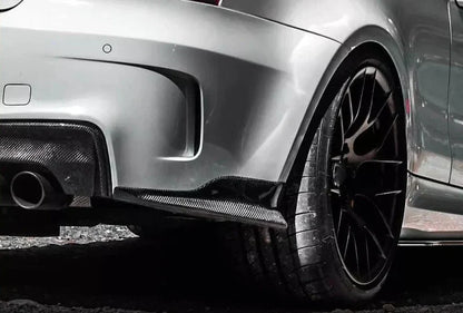 BMW E82 1M Coupe (2011–2013) - Carbon Fiber Rear Bumper Splitter Flaps