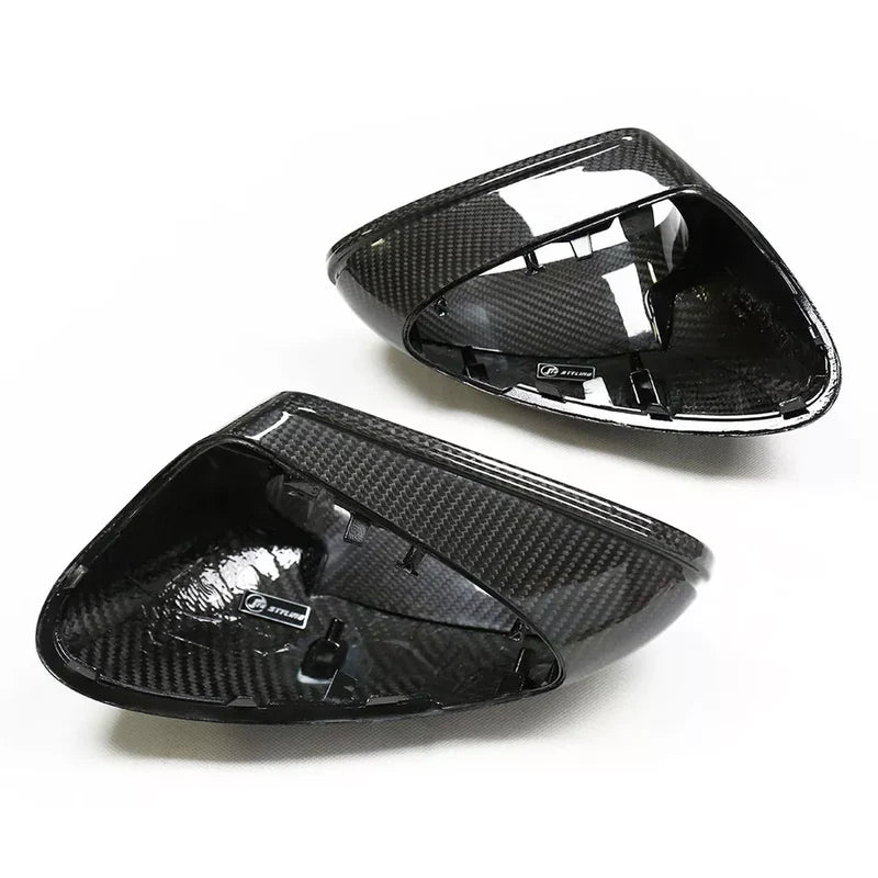 Porsche 981 Boxster GTS 991 911 - Dry Carbon Fiber Mirror Cap Set Replacement