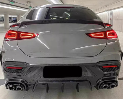 Mercedes-Benz C167 GLE Coupe GLE350/GLE450/GLE53/GLE63 AMG (2020–2025) – Carbon Fiber Rear Diffuser with Exhaust Tips