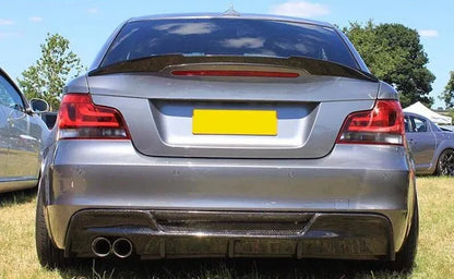 BMW E82 1 Series Coupe (2007–2013) - V Style Carbon Fiber Trunk Spoiler