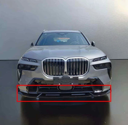 BMW X7 G07 LCI (2023–2026) - GT Style Gloss Black ABS 3-Piece Front Lip