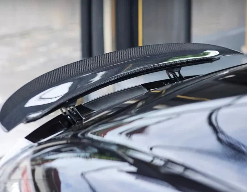 Porsche 981 Boxster Cayman Coupe - Carbon Fiber Rear Trunk Spoiler Wing