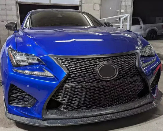 Lexus RC-F 2015-18 Coupe - Carbon Fiber Front Bumper Lip