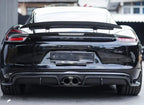 Porsche 981 Boxster Cayman Coupe - Carbon Fiber Rear Trunk Spoiler Wing