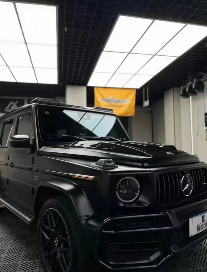 Mercedes-Benz G Wagon W463/W464 G550 G63 (2019+) - Carbon Fiber Front Roof Spoiler with Light