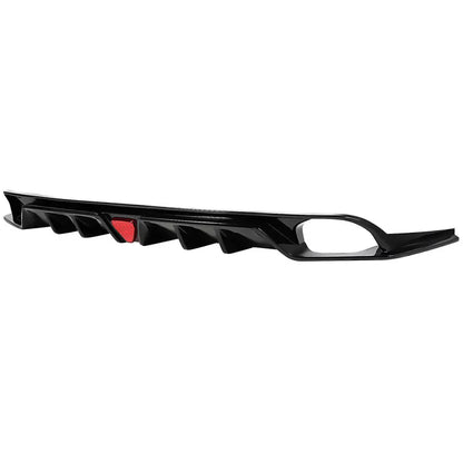 Honda Civic Sedan (2022–2024) – Gloss Black Rear Diffuser with LED Light