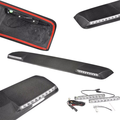 Mercedes-Benz G Wagon W463/W464 G550 G63 (2019+) - Carbon Fiber Front Roof Spoiler with Light