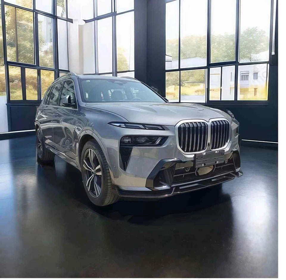 BMW X7 G07 LCI (2023–2026) - GT Style Gloss Black ABS 3-Piece Front Lip