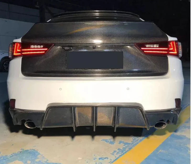 Lexus 300 Rear Diff Lexus IS-F/IS250/IS300/IS350 2013–2016 – Carbon Fiber Rear Bumper Diff ...