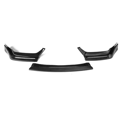 Honda Civic Si & Hatchback (2017–2021) – Gloss Black Front Bumper Lip with LED