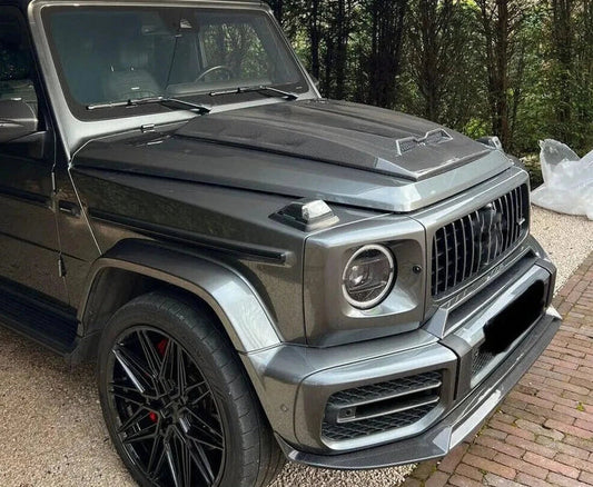 Mercedes-Benz G-Class G500 G550 G55 G63 AMG - Carbon Fiber Front Lip