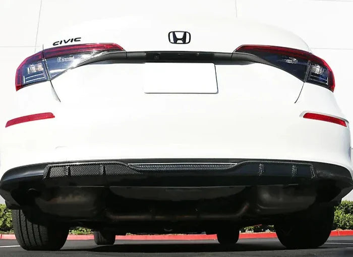 Honda Civic 11th Gen Sedan 2022-2024 - Carbon Fiber Rear Bumper Diffuser