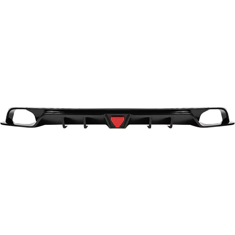 Honda Civic Sedan (2022–2024) – Gloss Black Rear Diffuser with LED Light