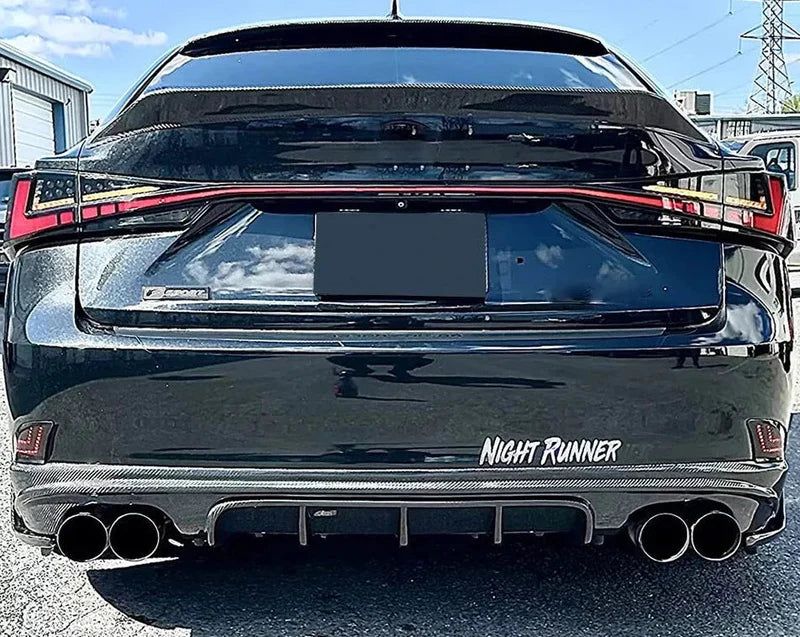 Lexus IS250 / IS300 / IS350 (2013–2019) – Carbon Fiber Rear Diffuser