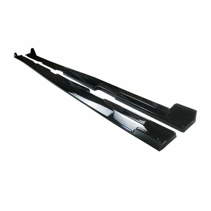 Honda Civic (2016–2021) – Gloss Black Side Skirt Extensions
