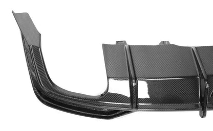 Audi RS5 B9.5 (2020+) - Carbon Fiber Rear Diffuser with LED Light