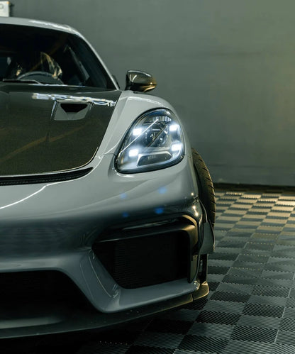 Porsche 718 Boxster / Cayman / GT4 RS (2016–2024) - Matrix Style LED Headlights