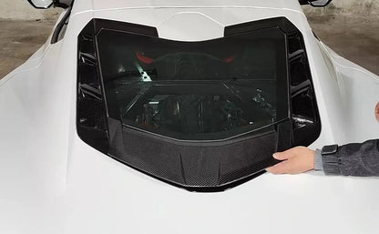 Corvette C8 Coupe – Carbon Fiber Rear Window Lower Trim Cover