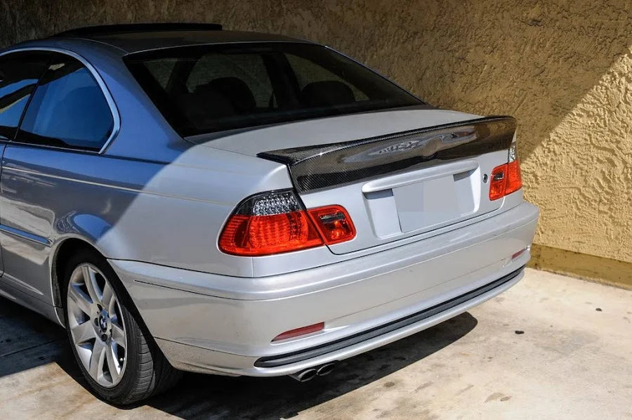 BMW E46 M3 & 3 Series - CSL Style Carbon Fiber Trunk Spoiler