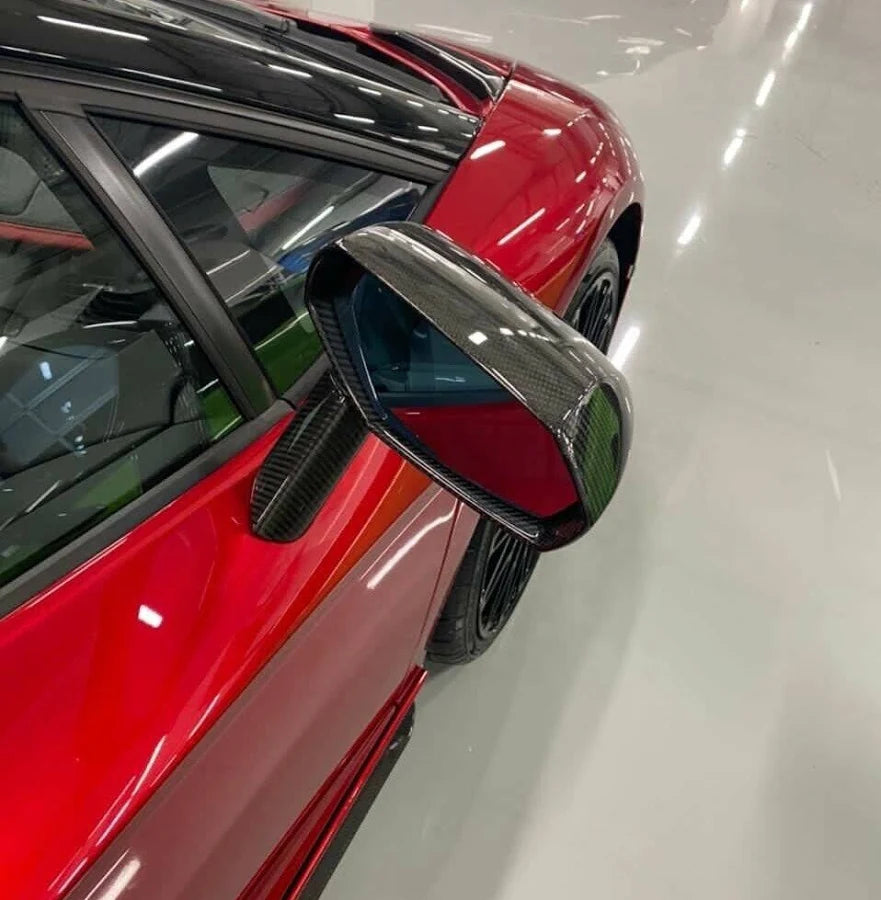 Lamborghini Aventador LP700 / LP720 / LP750 / SVJ - OEM Style Carbon Fiber Mirror Cap Set