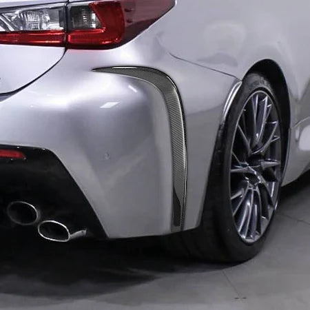 Lexus RCF 2015-2018 – Carbon Fiber Rear Bumper Side Air Vent Splitter Trim