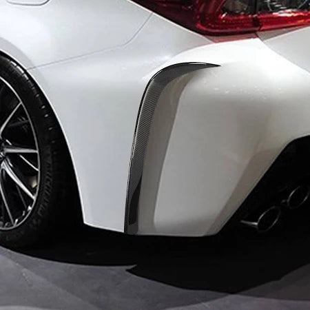 Lexus RCF 2015-2018 – Carbon Fiber Rear Bumper Side Air Vent Splitter Trim