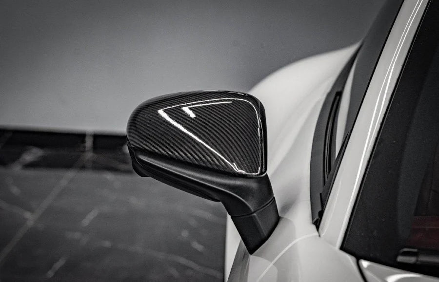Porsche 9J1 Taycan - Carbon Fiber Mirror Caps