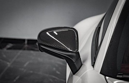 Porsche 9J1 Taycan - Carbon Fiber Mirror Caps