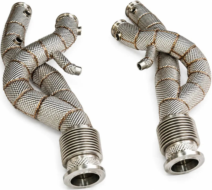 Lamborghini Revuelto – Downpipes with Heat Shield