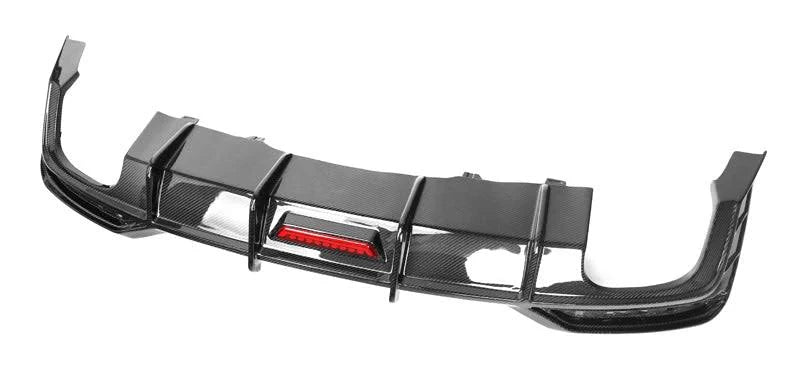 Audi RS5 B9.5 (2020+) - Carbon Fiber Rear Diffuser with LED Light