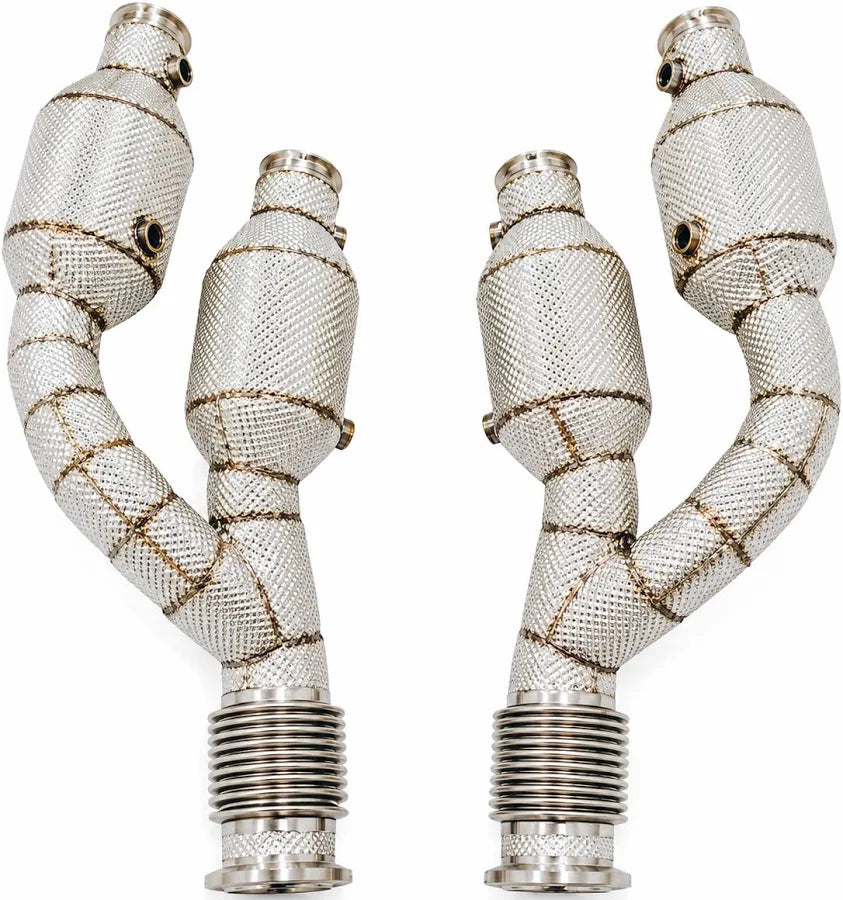 Lamborghini Revuelto – Downpipes with Heat Shield